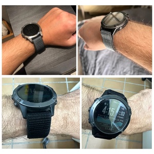 Garmin Fenix E 8 X Pro/Enduro <span class=keywords><strong>3</strong></span> <span class=keywords><strong>2</strong></span>/Epix быстросъемный браслет с крючком петлей нейлоновый спортивный ремешок 26 мм/22 мм регулируемый ремешок умные часы - Product Image 5