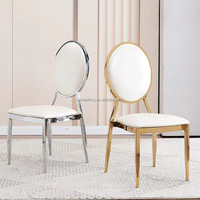 Fauteuil de jardin en métal et cuir, style antique, empilable, confortable, pour hôtel, restaurant, usage commercial, mobilier de luxe sur mesure