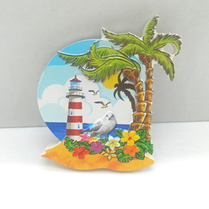 Imán <span class=keywords><strong>de</strong></span> resina personalizado para <span class=keywords><strong>nevera</strong></span>, estampado <span class=keywords><strong>de</strong></span> flamencos, ideal para suvenires, Barbados, Bélgica, Puerto Rico - Product Image 2