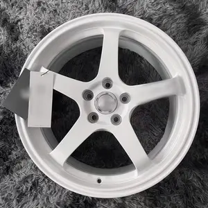 Customizable Spin Forged Wheel Hub Pearl White for JMD Preferred style 16 to 22 "5*120 5*112 alloy car rim 6061-t6 sells well