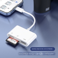 Lecteur de cartes externe Type-C (TF/SD/XD/CF) pour téléphones mobiles - Adaptateur tout-en-un