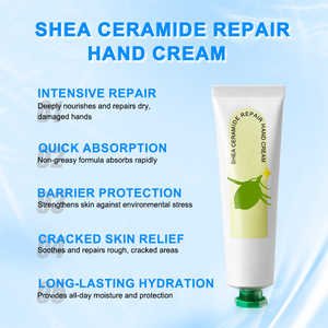 Crème pour les mains à absorption rapide et réparation profonde avec beurre de karité, céramides et acide hyaluronique Crème réparatrice pour les mains au beurre de karité et céramides - Product Image 2