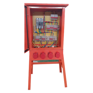 Boîte db plaquée en métal avec prise industrielle boîtier électrique extérieur ip54 niveau de protection boîte de distribution étanche - Product Image 5