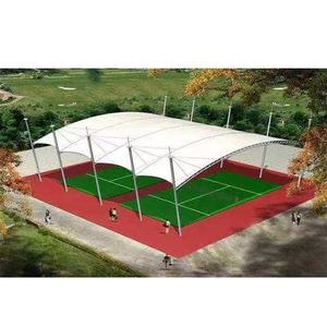 Modern Outdoor Tennis Court Ceiling <b>Tarp</b> Steel Frame Low-Priced PVDF Membrane Structure Roof Parks Playgrounds Scenic Areas - Product Image 5