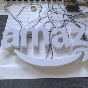 Letras Retroiluminadas de Aluminio Ecológicas Personalizadas |   Letrero Decorativo LED Premium con Halo Luminoso para Interiores de Oficina, Resistente al Agua - Product Image 3