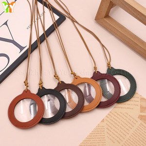 แว่นขยายแบบพกพาพร้อมเคสป้องกัน สายหนัง แว่นขยายแบบสร้อยคอหนังวินเทจสำหรับกิจกรรมกลางแจ้ง - Product Image 4