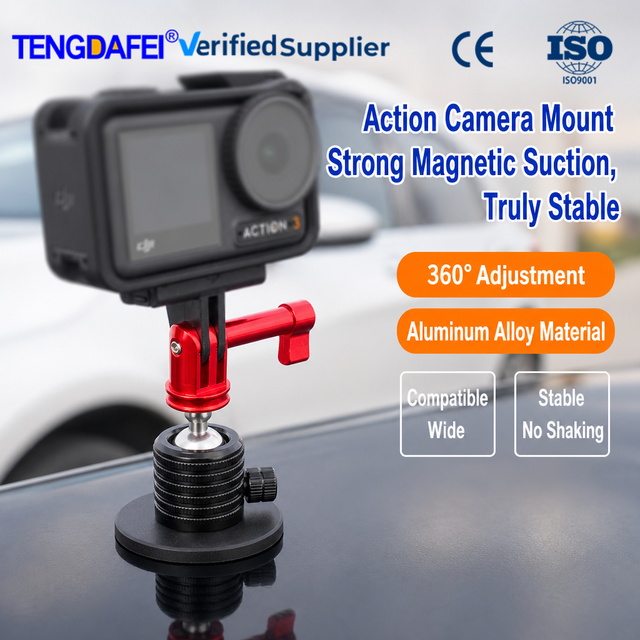 OEM Magnet Camera Mount for GoPro with 360 Degree Rotation Ball Head for Car Body Compatible with GoPro Hero 9 Black 8/7/6/5,Etc