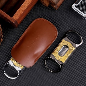Cigar Cutter RTS Cigar Cutter New Stainless Steel Metal Classic Cutter Guillotine Cigar Scissors Gift