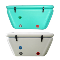 CHILLMEND Baignoire Inclinée à Double Angle Grande Taille, Bassin de Plongeon Froid Portable DWF, Compatible avec les Refroidisseurs