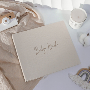 Álbum de Fotos y Diario de Recuerdos Personalizado <span class=keywords><strong>para</strong></span> el Primer Año del Bebé, Regalo de Baby Shower al por Mayor - Product Image 1