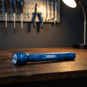 Lampe torche LED FERVI 3W EDC télescopique avec aimant, source lumineuse COB, corps en alliage d'aluminium durable, camping, logo personnalisé, certifiée ROHS, 4xLR44 - Product Image 2