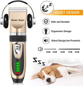 Kit Profesional <span class=keywords><strong>de</strong></span> Peluquería Canina con Afeitadora y Recortadora <span class=keywords><strong>de</strong></span> Plástico Recargable, Batería <span class=keywords><strong>de</strong></span> 1500 mAh, 110-240 V <span class=keywords><strong>Universal</strong></span> - Product Image 3
