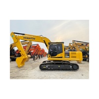 Excavadora Usada Komatsu 220 de 22 Toneladas, Modelo Mediano, Original de Japón, Año 2024, Excavadora de Segunda Mano PC 200 240 300 en Venta