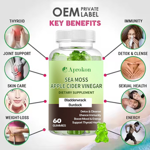 Gummies de mousse de mer OEM : Compléments pour le soutien immunitaire, la digestion et la santé intestinale avec fucus vésiculeux et racine de bardane - Product Image 4