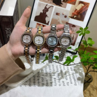Montres de luxe Scottie 9617 à quartz en acier inoxydable avec logo personnalisé et étanche pour femmes