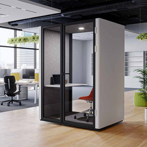 Flexspace 2025 nuovo moderno insonorizzato silenziatore cabina di lavoro per riunioni cabina telefonica acustica insonorizzata da lavoro per la vendita - Product Image 2