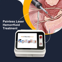 Appareil de traitement proctologique au laser diode à double longueur d'onde 980 1470 nm pour la santé de la prostate, la coupe des hémorroïdes et des fistules anales