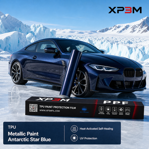 XP3M Antarctic Star Blue OEM Gloss TPU Color PPF Car <b>Wrap</b> <b>Vinyl</b> 7.5 Mil Self Healing Anti Scratch Anti Yellowing 1.52x15m Roll - Product Image 1