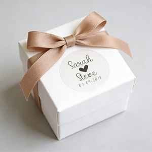 Autocollants transparents personnalisés pour invitations <span class=keywords><strong>de</strong></span> <span class=keywords><strong>mariage</strong></span> avec nom et date - Product Image 2