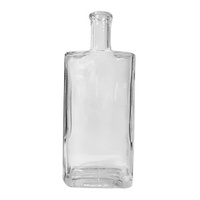 Bouteille de spiritueux en verre haute définition pour distilleries de gin, idéale pour les spiritueux haut de gamme – Vente en gros