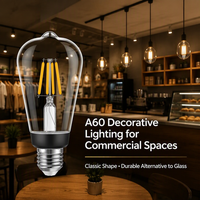 Bombilla LED de Filamento A60 Resistente a Altas Temperaturas y a Impactos