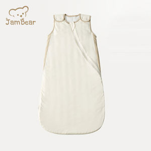 Sac de couchage pour bébé de couleur unie <span class=keywords><strong>avec</strong></span> <span class=keywords><strong>jambes</strong></span> sac de couchage pour bébé en coton biologique nouveau-né 2.5t sac de couchage en <span class=keywords><strong>polaire</strong></span> naturelle pour bébé - Product Image 3