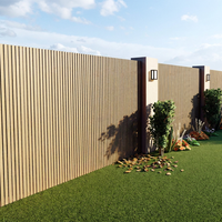 Revêtement extérieur en composite aluminium WPC à grain de bois, imperméable, noir, 3M, pour hôtel, villa, bardage extérieur, façade, écologique