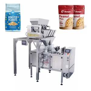 Doypack automatic weighing seed grain pet food salt sugar rice multi-function packaging machine