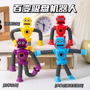 Jouet robot télescopique amusant à ventouse, anti-stress, puzzle avec animaux, combo déroutant, cadeau pour enfant - Product Image 4