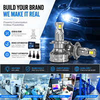 Ampoule LED H7 de remplacement, Plug and Play, faisceau avant stable, remplacement de phare de véhicule pour Mercedes W204, phare LED