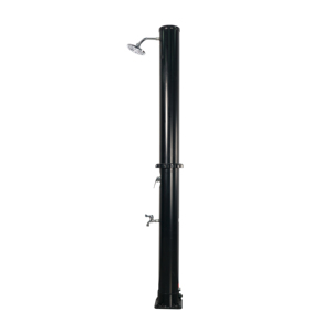 Promotion : <span class=keywords><strong>Douche</strong></span> <span class=keywords><strong>solaire</strong></span> extérieure ronde 35L noire pour plage, jardin et piscine, en PVC et ABS, <span class=keywords><strong>avec</strong></span> robinet au sol – Fabricant OEM/ODM - Product Image 4