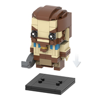 Kits de briques MOC Khal Drogo inspirés des films d'anime, conteneur, briques DIY, jouets de construction pour enfants MOC7783