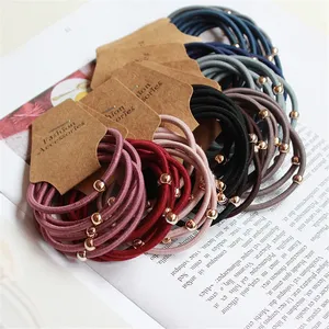 Lot de 6 élastiques à cheveux pour femmes, chouchous, attaches pour queue de cheval, bandeaux en organza, liens pour cheveux, accessoires capillaires pour filles - Product Image 3