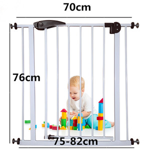 Haute qualité rétractable bébé barrière de sécurité en acier Durable en plastique barrière cuisine toilette escaliers pas de trous nécessaires bébé produits ensemble - Product Image 2