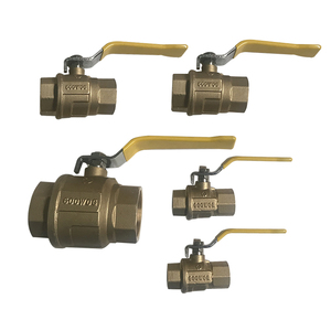 Iso9001 1/4 "-4" cát đánh bóng DN10 DN25 BSP NPT chủ đề nhiệm vụ nặng nề LPG Brass bóng Van gas van - Product Image 3