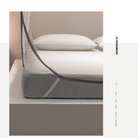 Moustiquaire portable anti-chute pour yourte mongole, installation facile pour la maison