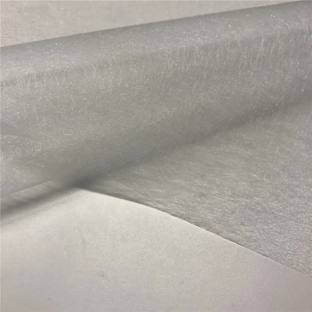 Hot melt adhesive PA web double side fusible non woven interlining for collar cuff bonding