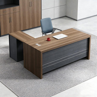 Bureau de direction en bois moderne en gros, mobilier de bureau, bureau du directeur et du professeur, bureaux administratifs, bureau d'affaires