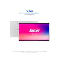 Moniteur LED pour ordinateur KUYCON G32X 60 Hz, rapport de contraste 1500:1, format d'affichage 16:9, écran IPS, 32 pouces, 6k, sans support