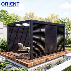 Serre <span class=keywords><strong>de</strong></span> <span class=keywords><strong>jardin</strong></span> d'hiver à toit rétractable en aluminium et verre au design moderne, abordable, <span class=keywords><strong>pour</strong></span> villas, avec cadre en alliage d'aluminium - Product Image 6