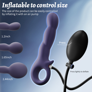 Juguete Sexual Anal Inflable en Oferta, Dilatador Anal, Bomba de Dildo, Estimulador de Glúteos, Tapón Anal Expandible - Product Image 2