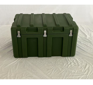 Caja de almacenamiento grande personalizada DF0721 de plástico negro verde oliva de 180L 188L, impermeable, para transporte y almacenamiento. - Product Image 2