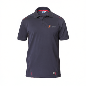 Chemise polo à manches courtes bleue 2XL, vêtements de travail performants - Product Image 2