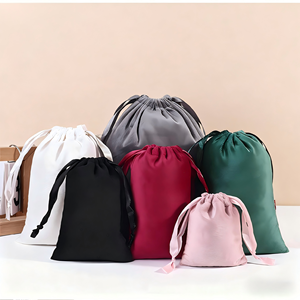 Customizable Satin Fabric Drawstring Bag Stamp Printing Gift Storage for Jewelry Power Bank <b>Accessories</b> Gems for Gemstone - Product Image 3