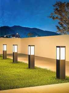 Solar <b>LED</b> Lawn <b>Light</b> with Motion <b>Sensor</b> 400/600/800mm Black Aluminum IP65 Water-Resistant Garden Lamp Post 5-Year Warranty - Product Image 5