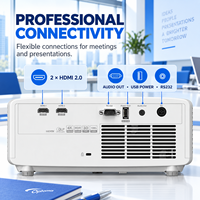Projecteur laser Optoma HZ40HDR 4000 lumens Full HD 1080P compatible 4K HDR pour salle de classe, bureau, salle de conférence, approvisionnement en gros