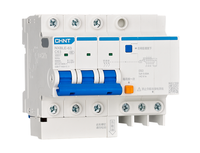 Disjoncteur différentiel Chint NXBLE-63 RCBO 6A-63A 6kA, capacité de coupure 50Hz 230V/400V, cuivre PA66, courbes de déclenchement BCD pour usage résidentiel et industriel