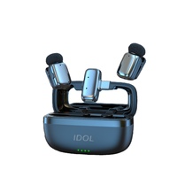 Microphone Lavalier sans Fil 2.4G Type C Mini à Clip avec Réduction de Bruit pour Enregistrement d'Interviews, Journalisme et Audio Dissimulé