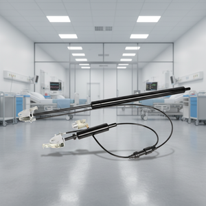 Vérin à gaz réglable et verrouillable en acier/acier inoxydable, modèle KQL, pour fauteuil dentaire, capacité 20-100 lb - Product Image 1