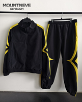 Ensemble de Survêtement Sport Homme Personnalisable avec Logo Coupe-Vent Unisexe Grande Taille Veste Zippée de Course en Nylon pour Hommes